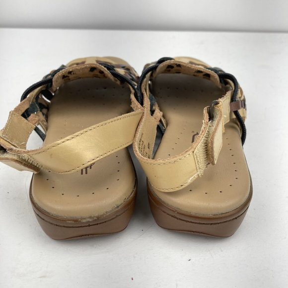 Tejidas Leather Brown Weave Sandals 7.5 - Picture 9 of 11